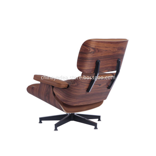 Mid Century Classic Leather Eames Lounge Chairs